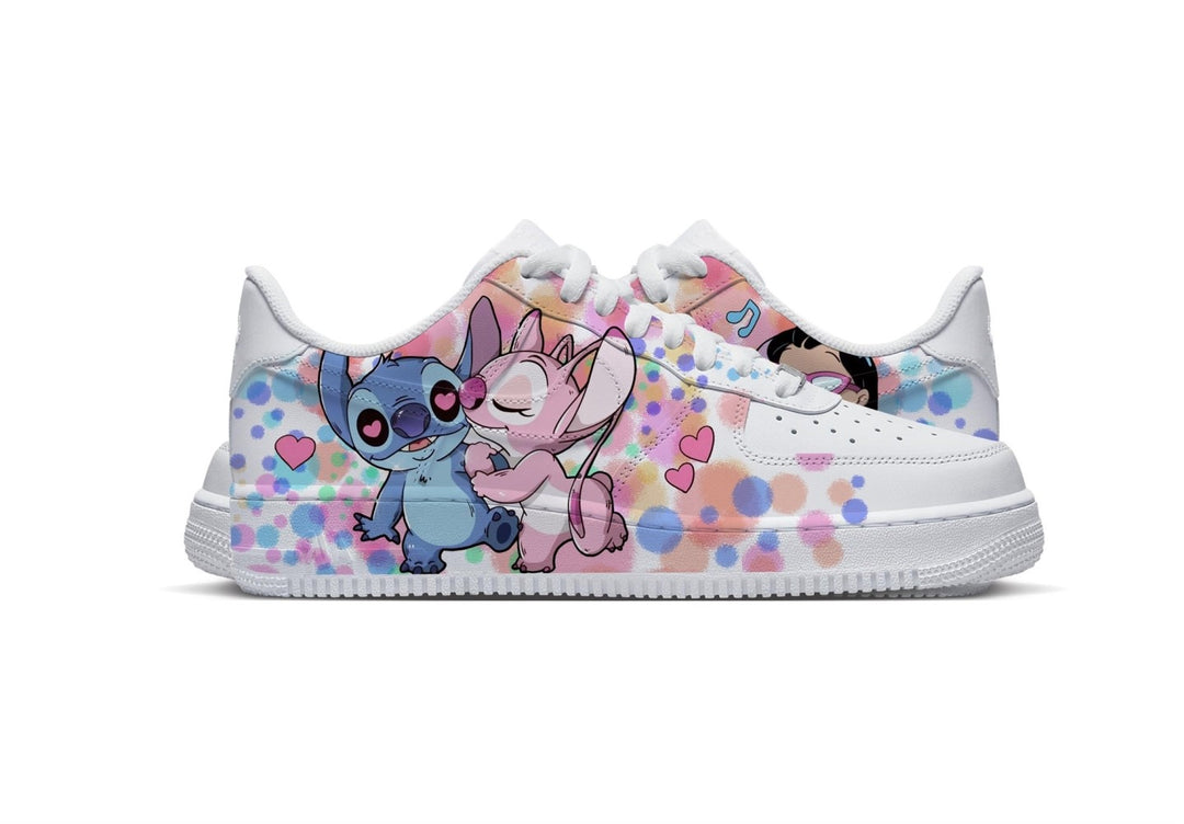 Stitch and Angel Custom Air Force 1