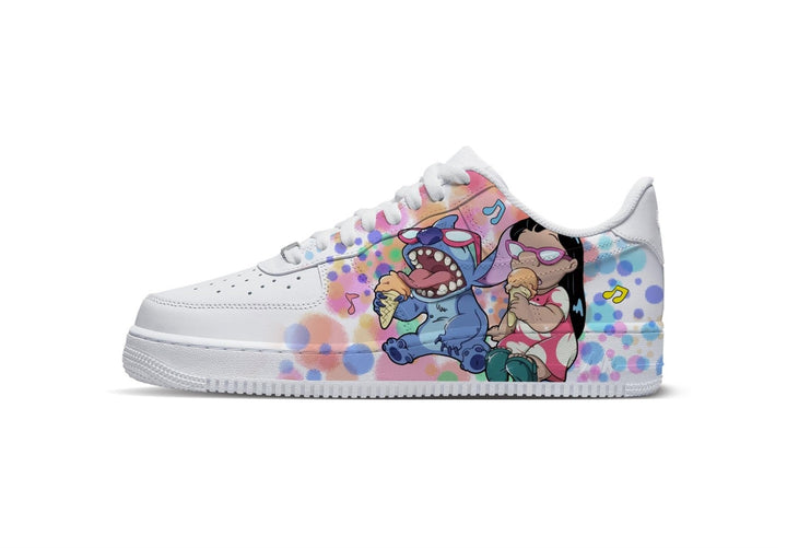 Stitch and Angel Custom Air Force 1