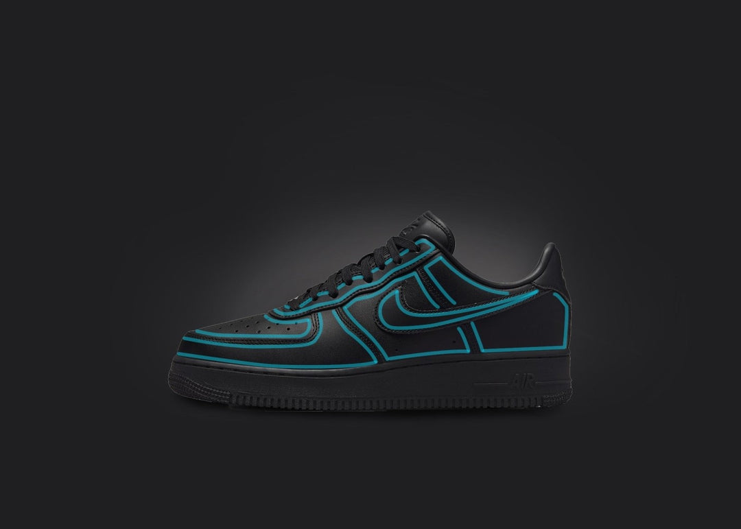 Black Blue Custom Air Force 1