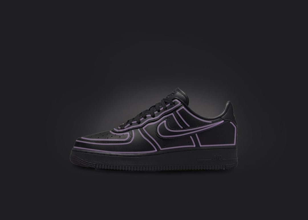 Black Purple Custom Air Force 1