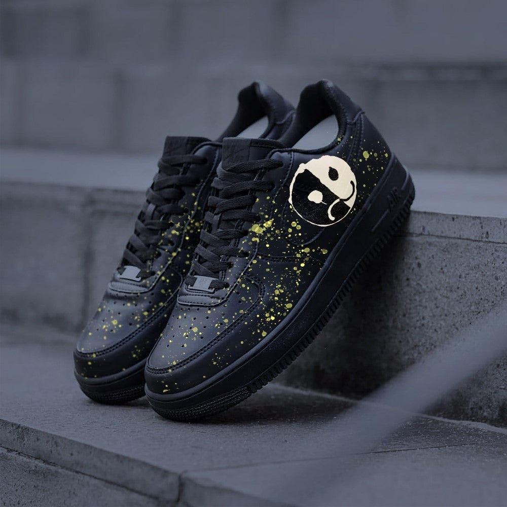 Black Half Smile Custom Air Force 1