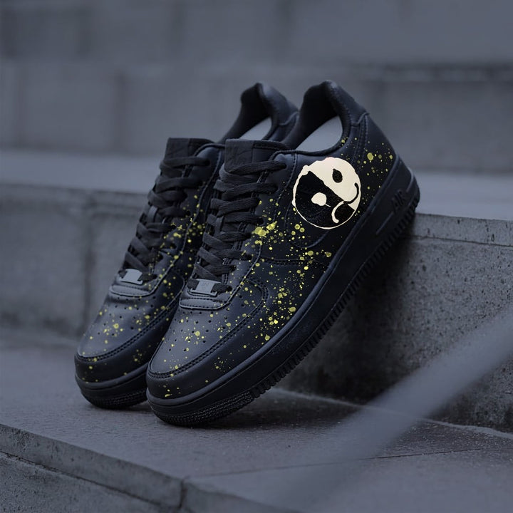 Black Half Smile Custom Air Force 1
