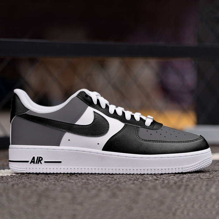 Black Gray White Custom Air Force 1
