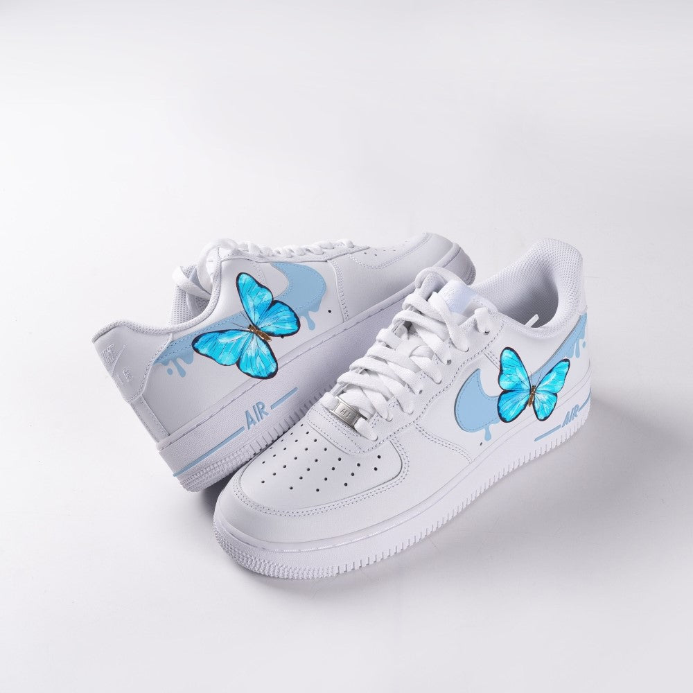 Blue Butterfly Custom Air Force 1