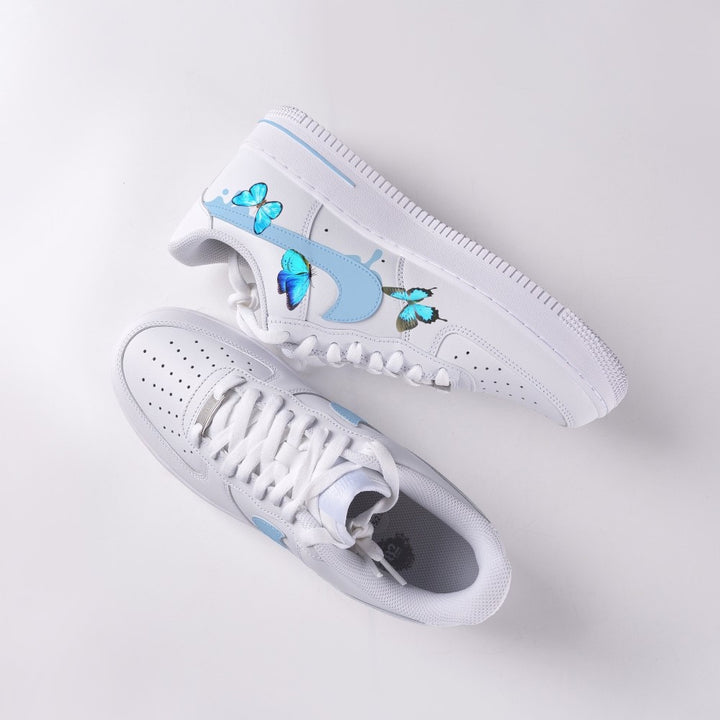 Blue Butterfly Custom Air Force 1