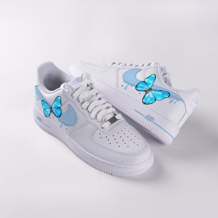 Blue Butterfly Custom Air Force 1