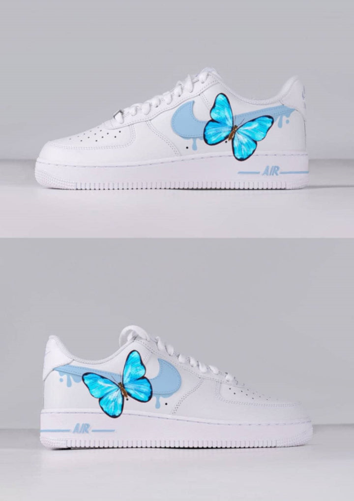 Blue Butterfly Custom Air Force 1