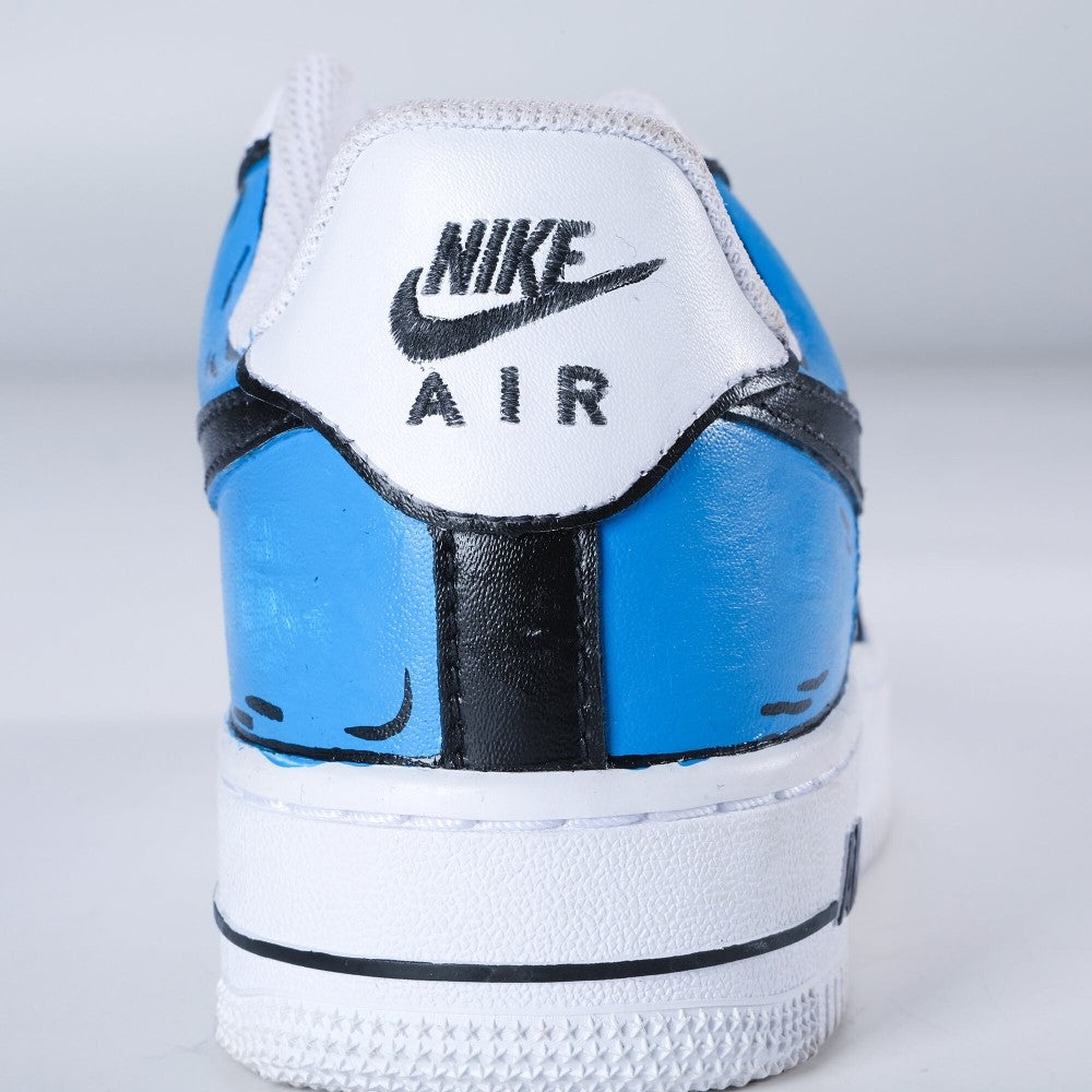 Blue Cartoon Custom Air Force 1