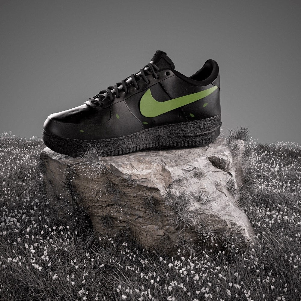 Black Green Groot Custom Air Force 1