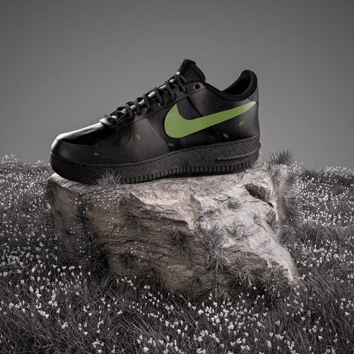 Black Green Groot Custom Air Force 1