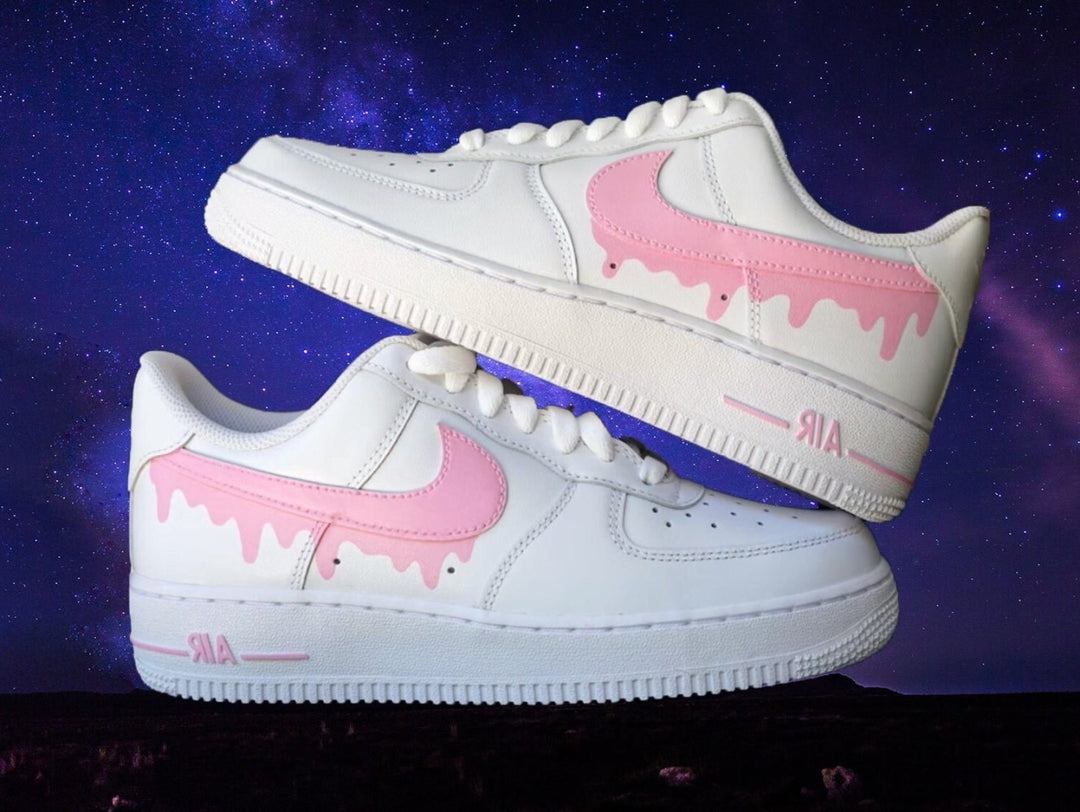Pink Drip Custom Air Force 1