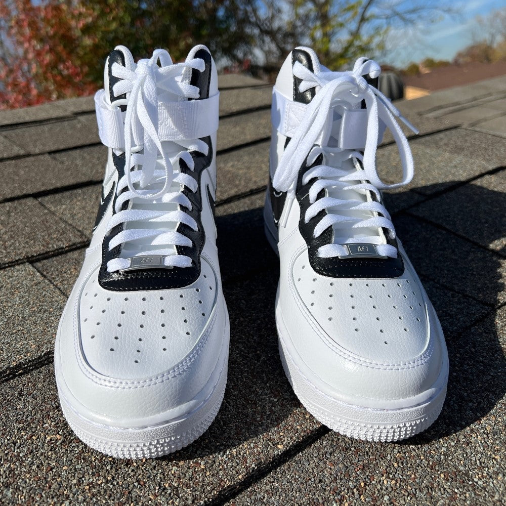 Black Drip Custom Air Force 1 Mid