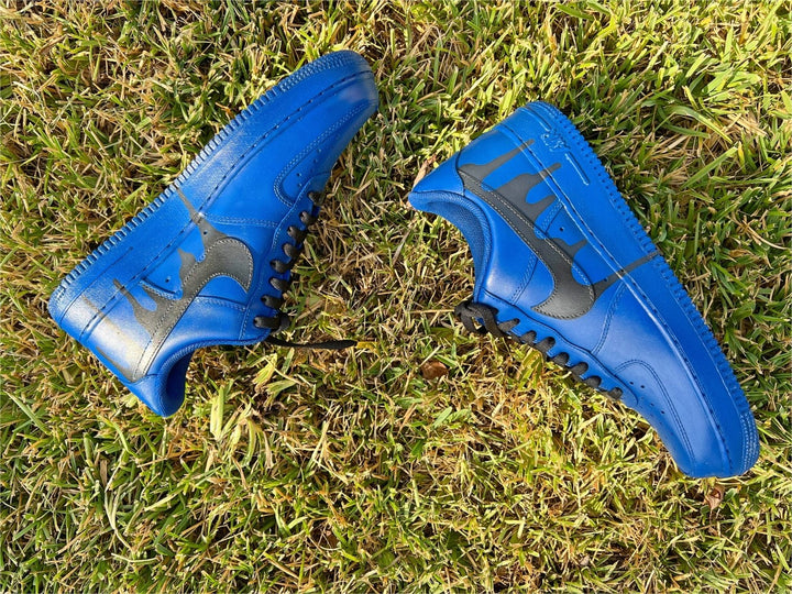 Blue Black Custom Air Force 1