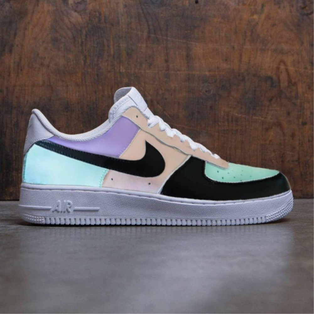 Black White Colorful Custom Air Force 1