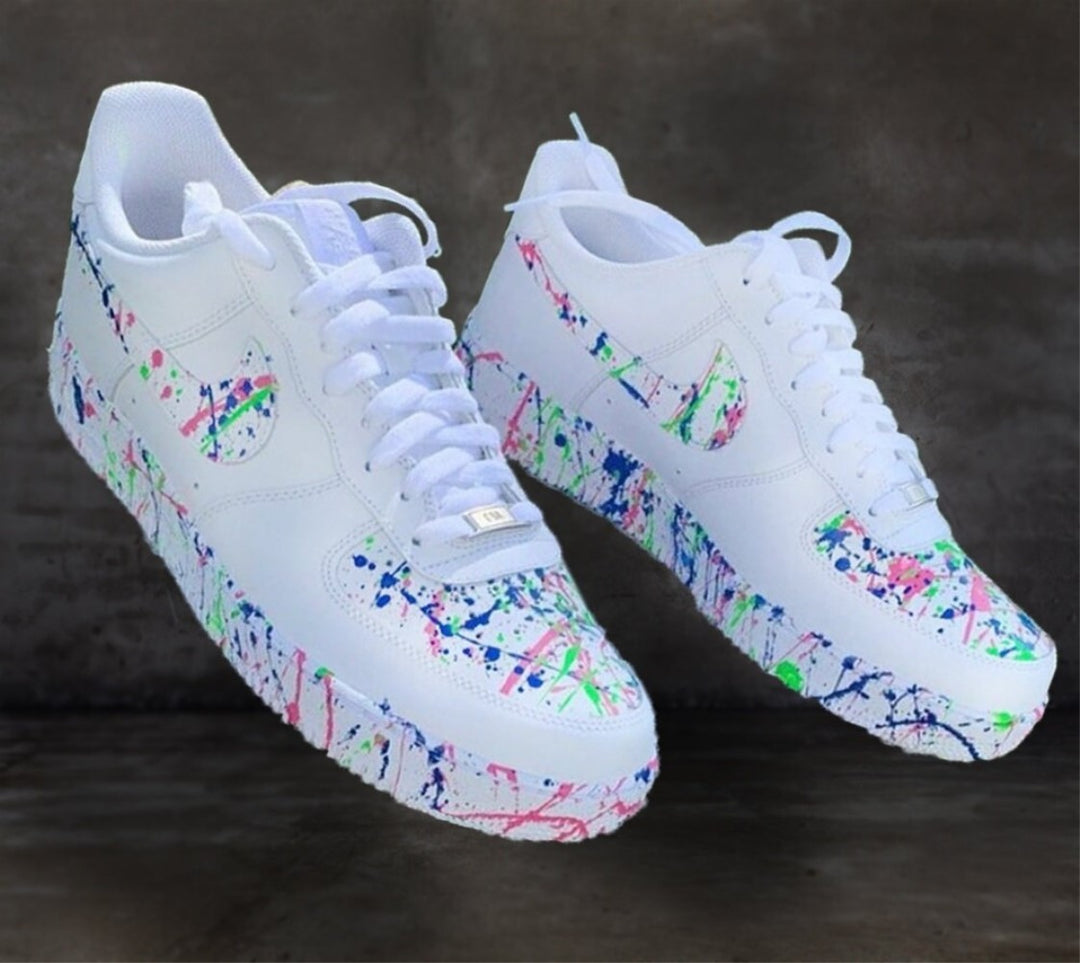 Colorful Splash Custom Air Force 1