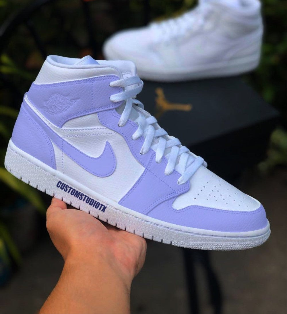 Purple Custom Air Jordan 1