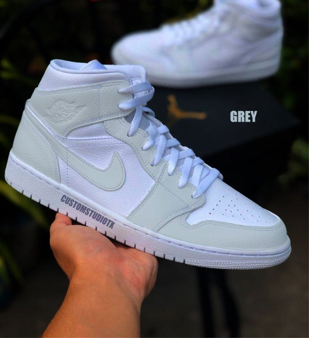 Light Green Custom Air Jordan 1