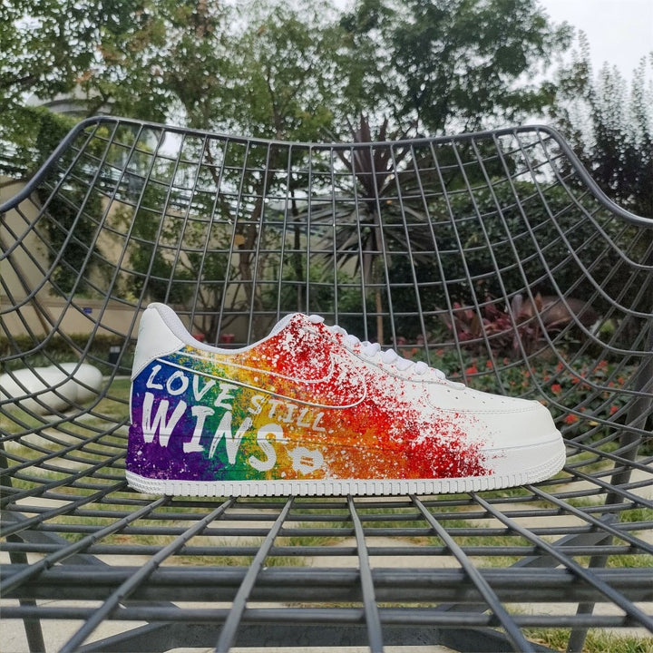 Colorful Rainbow Love Custom Air Force 1