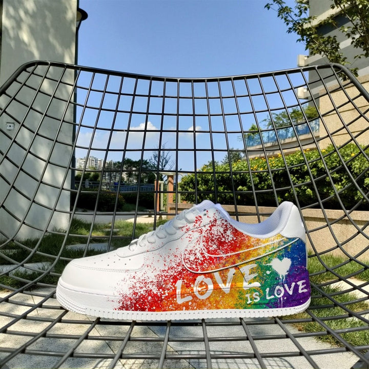 Colorful Rainbow Love Custom Air Force 1