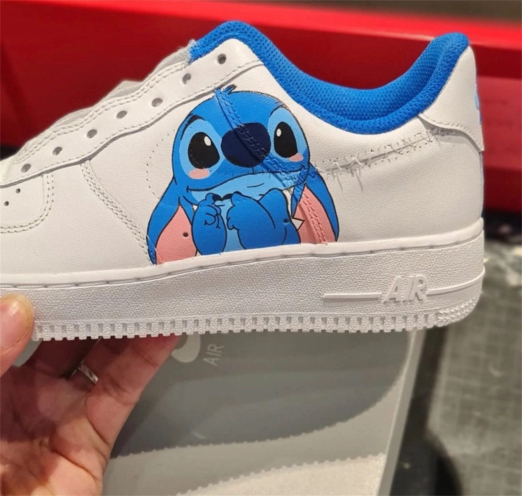 Blue Stitch Custom Air Force 1