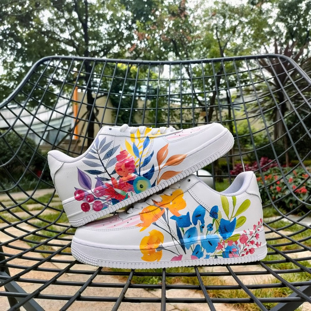 Colorful Flowers Custom Air Force 1