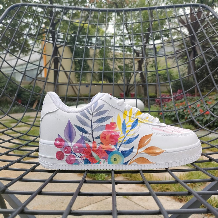 Colorful Flowers Custom Air Force 1