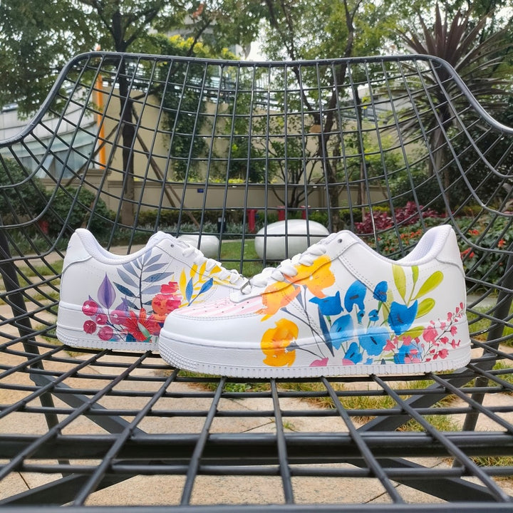 Colorful Flowers Custom Air Force 1