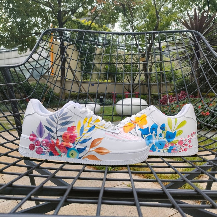 Colorful Flowers Custom Air Force 1