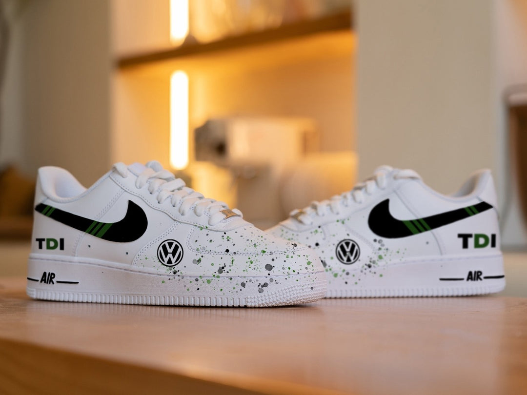 Volkswagen Black White Custom Air Force 1