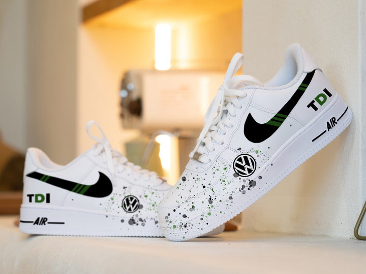 Volkswagen Black White Custom Air Force 1