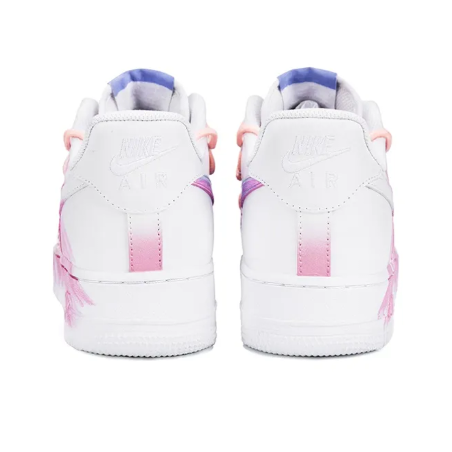 Extra Lace Blue Pink Custom Air Force 1