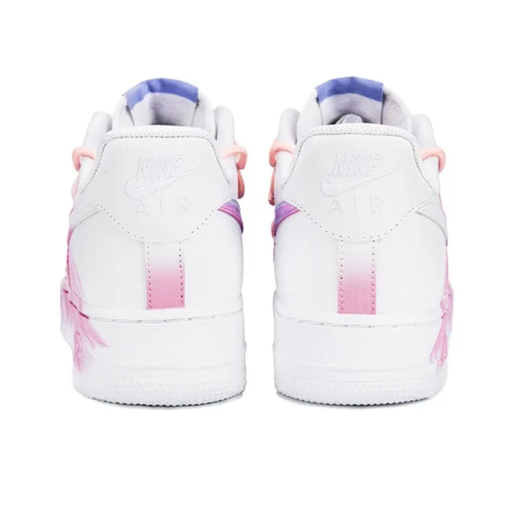Extra Lace Blue Pink Custom Air Force 1
