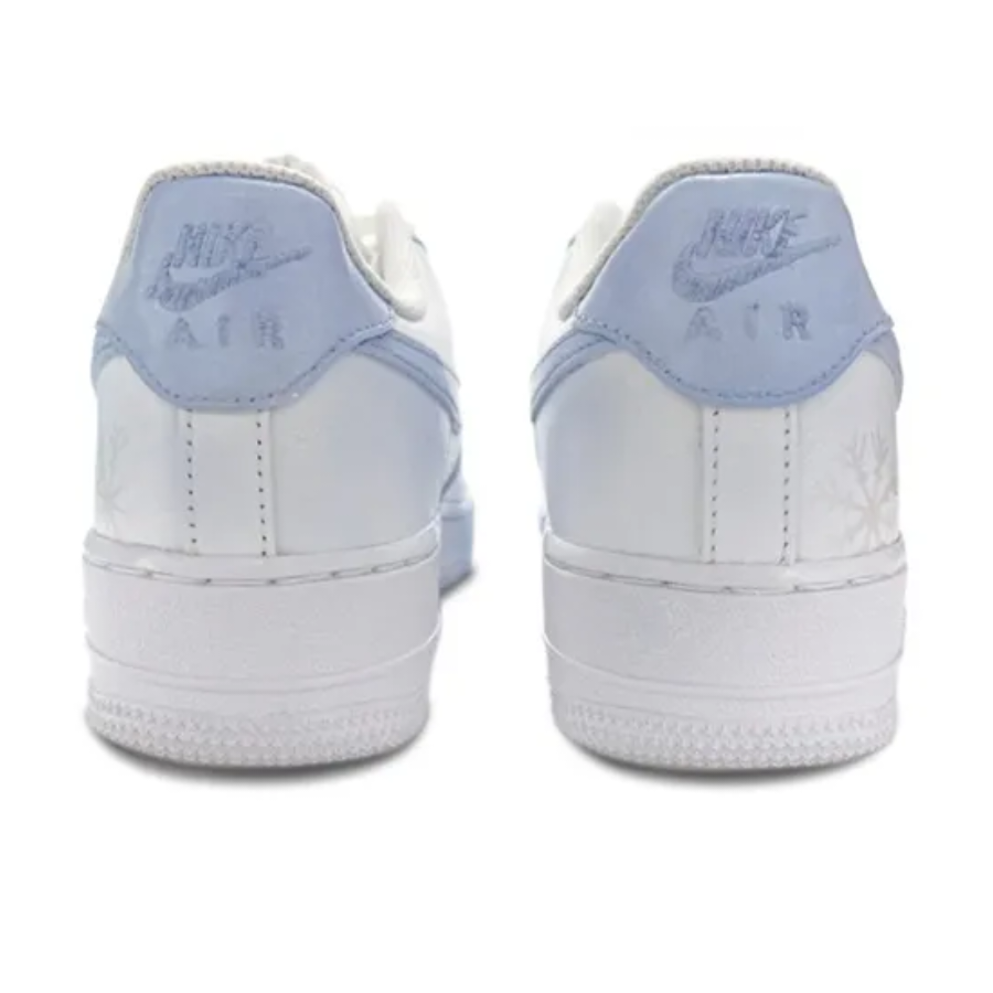 Blue Blooming Snowflake Custom Air Force 1