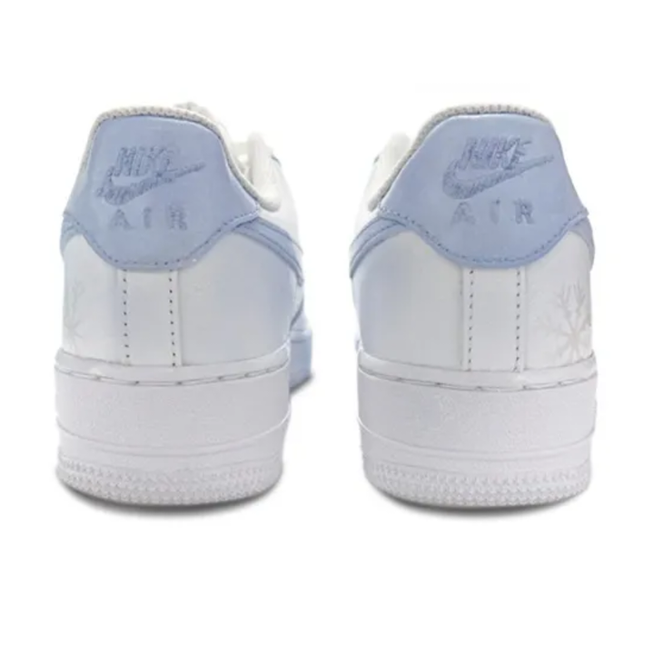 Blue Blooming Snowflake Custom Air Force 1