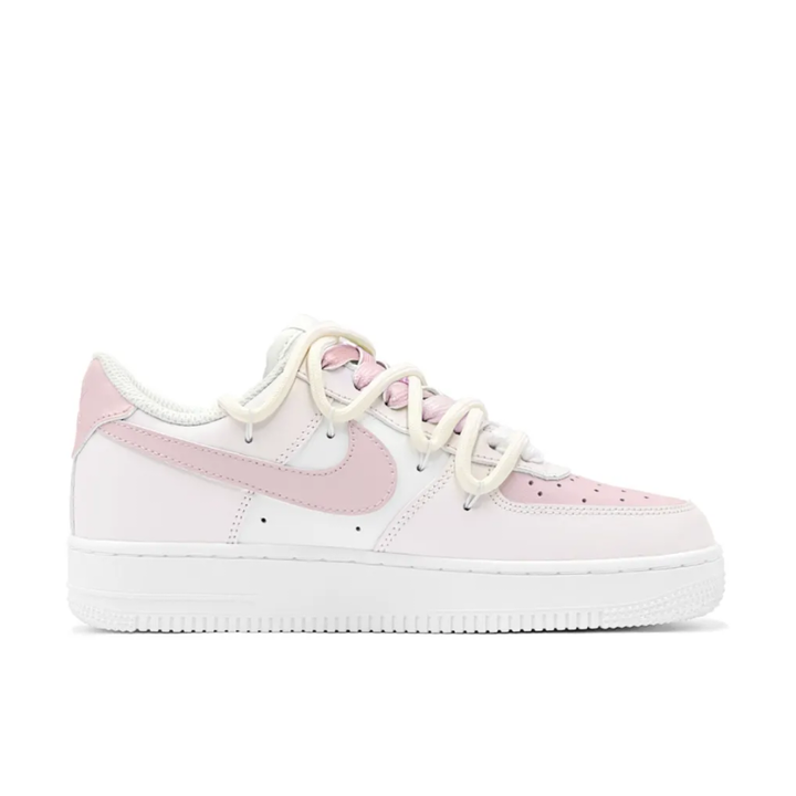 Extra Lace Pink Custom Air Force 1