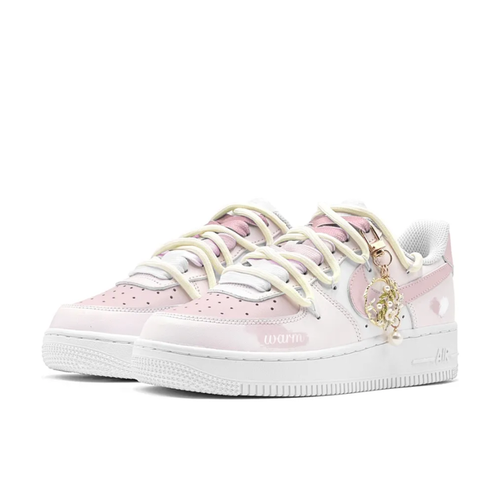 Extra Lace Pink Custom Air Force 1