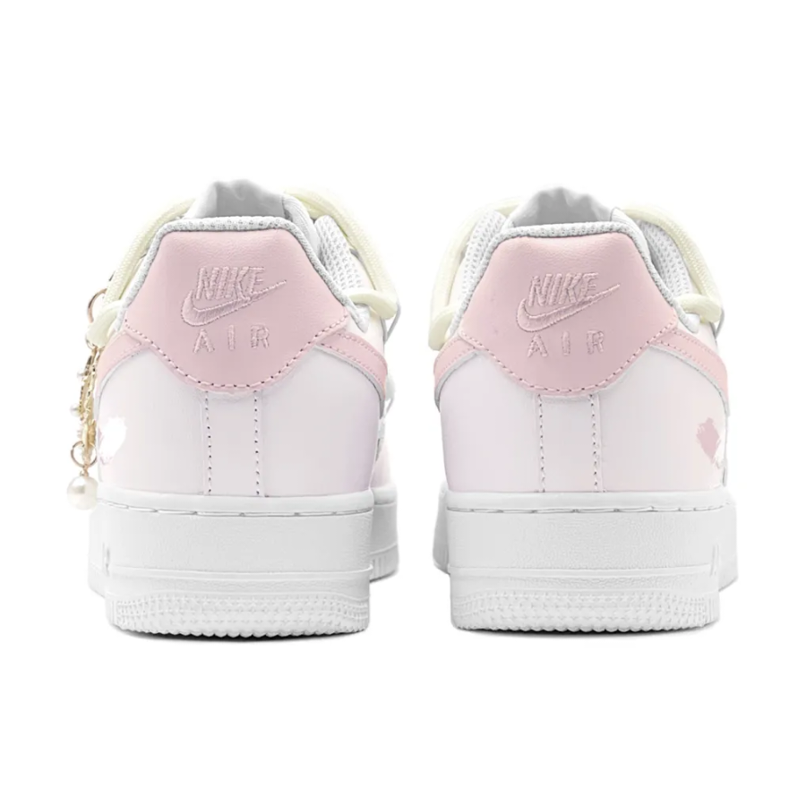 Extra Lace Pink Custom Air Force 1