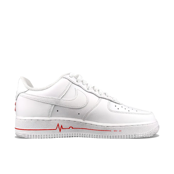 Heart Bloody Red Custom Air Force 1