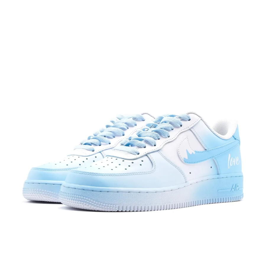 Blue Blooming Custom Air Force 1