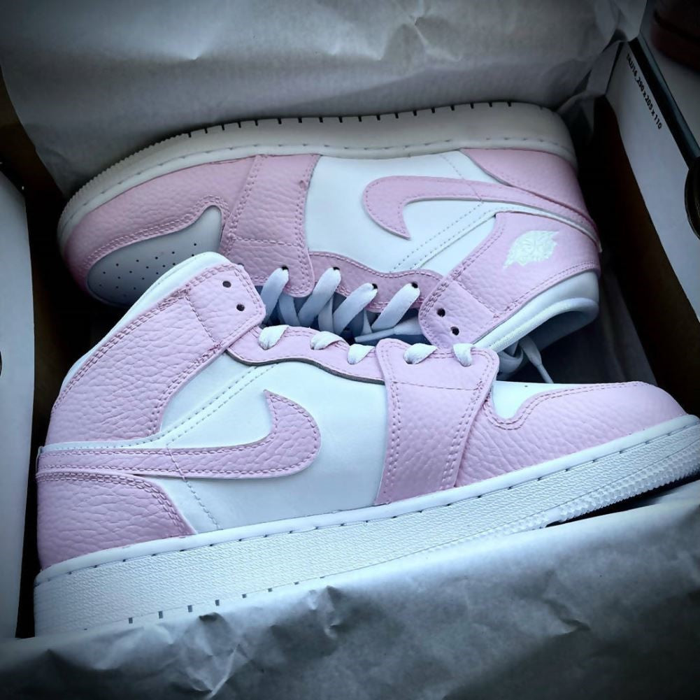 Pearl Pink Custom Air Jordan 1