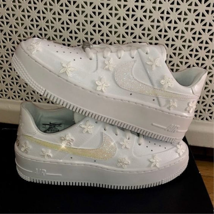 Stars Wedding Shoes Custom Air Force 1