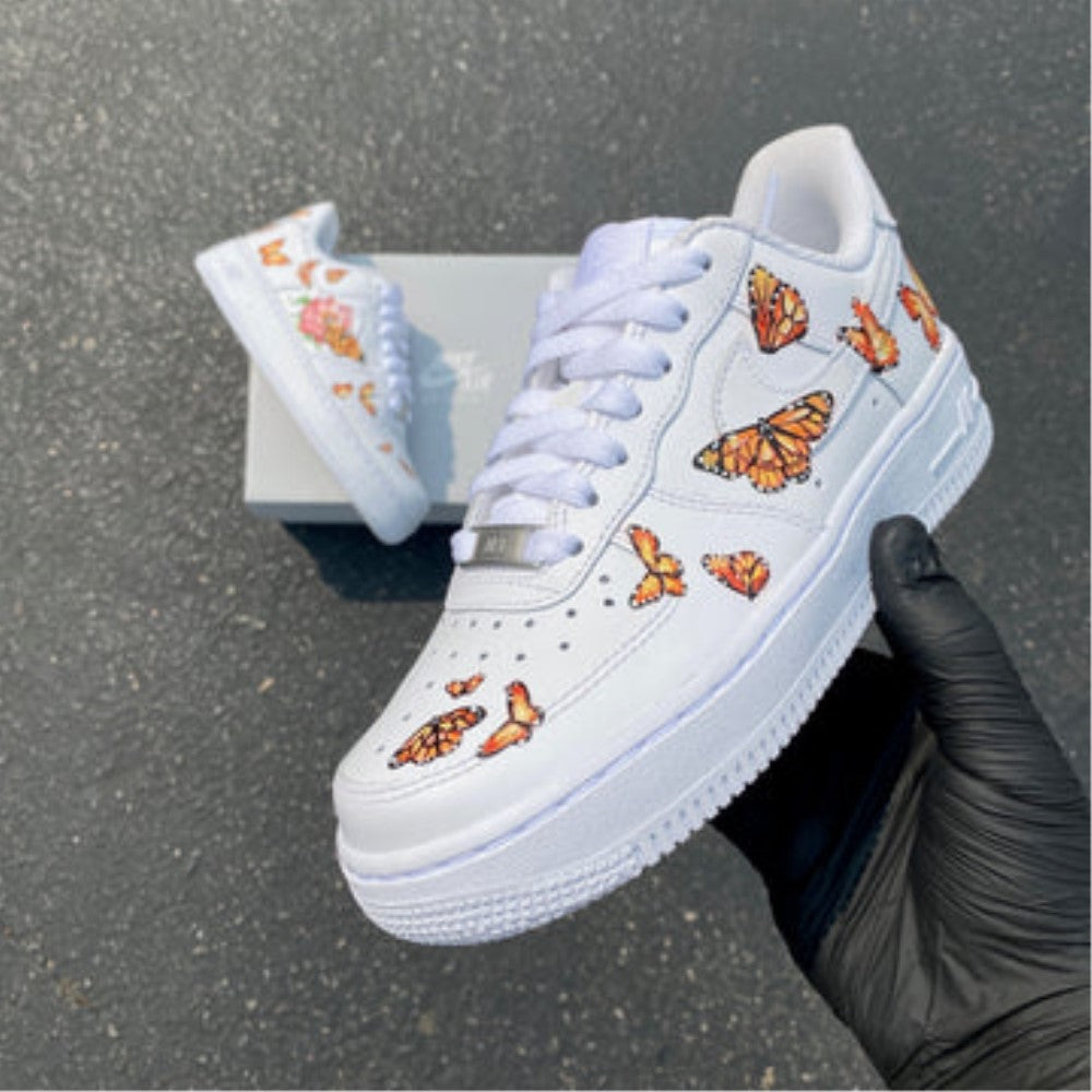 Yellow Butterflies Custom Air Force 1