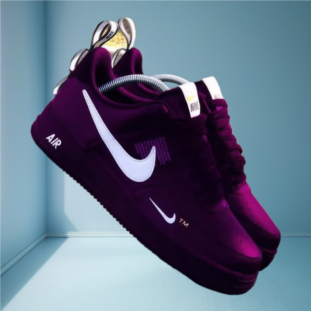 Custom Air Force 1 Purple Black