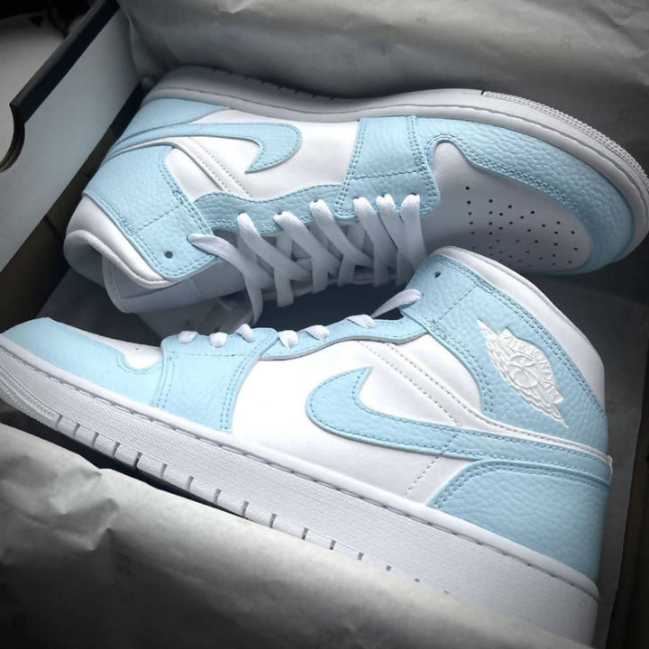 Light Blue Custom Air Jordan 1