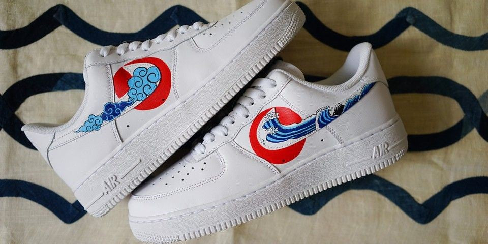 Red Sun in Kanagawa Surf Custom Air Force 1