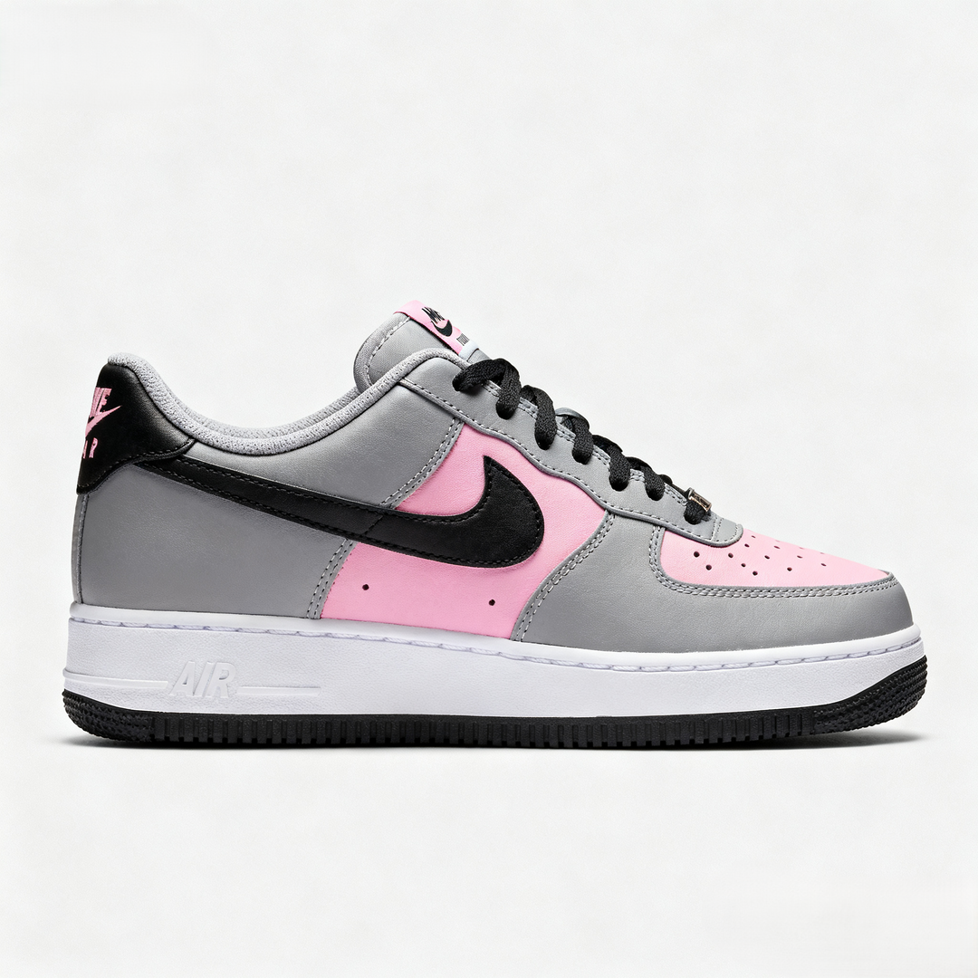 Custom Air Force 1 Baby Pink Grey