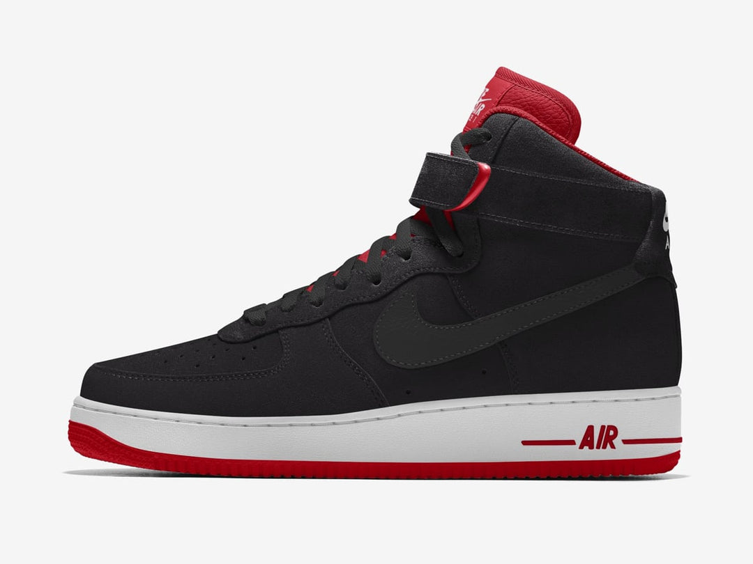 Custom Air Force 1 Black Red