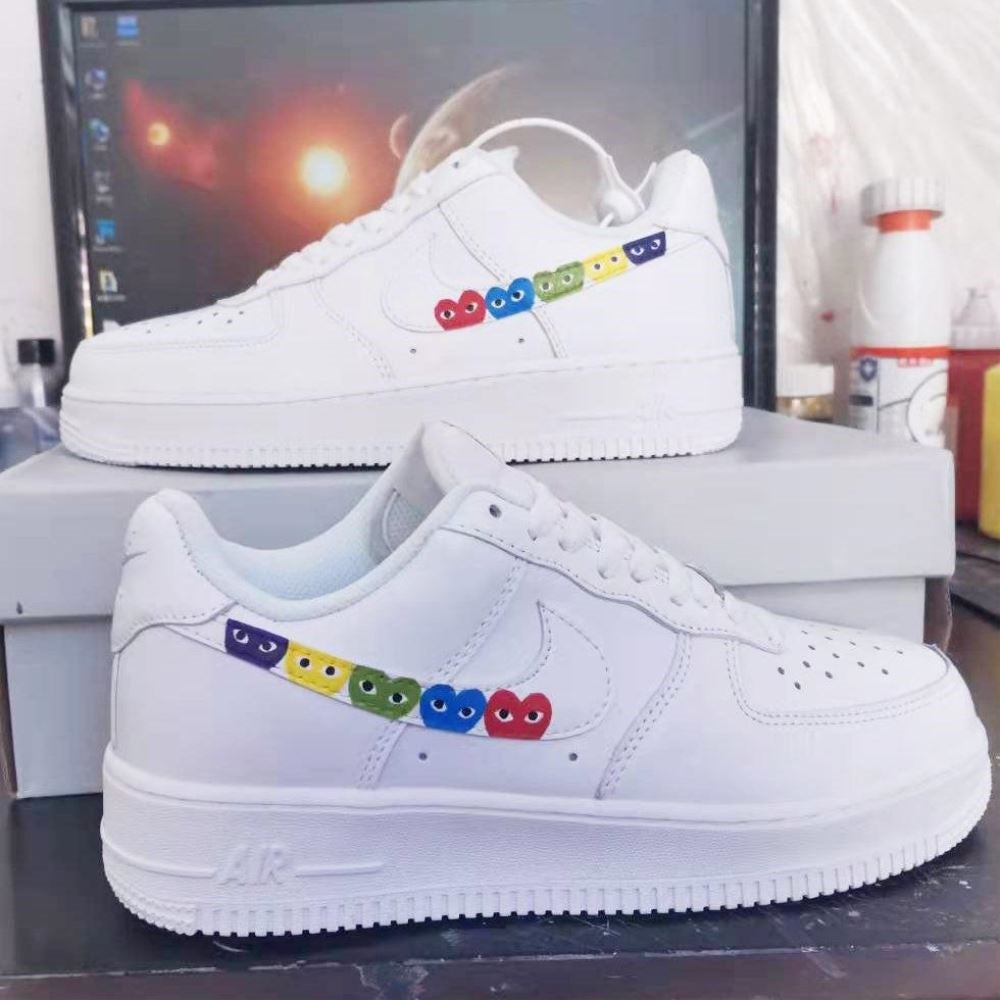Rei Kawakubo Colorful Custom Air Force 1