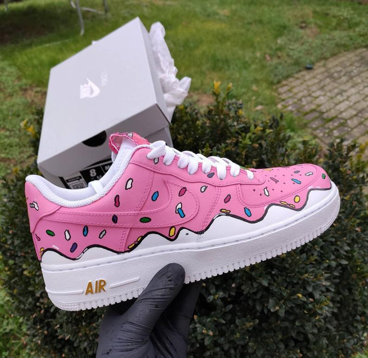 Custom Air Force 1 Pink Sprinkles Design