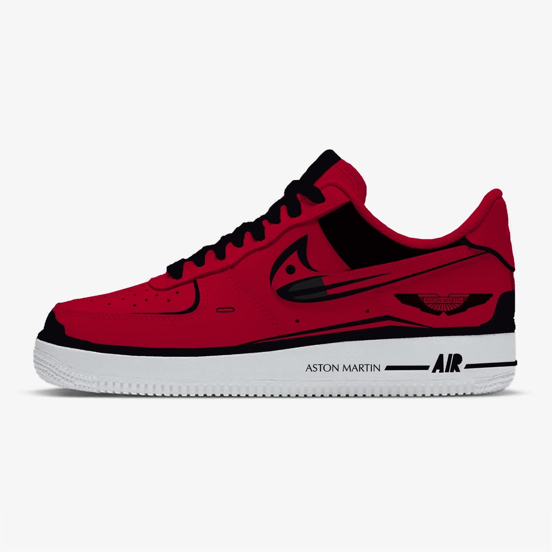 Custom Air Force 1 Red Aston Martin Design